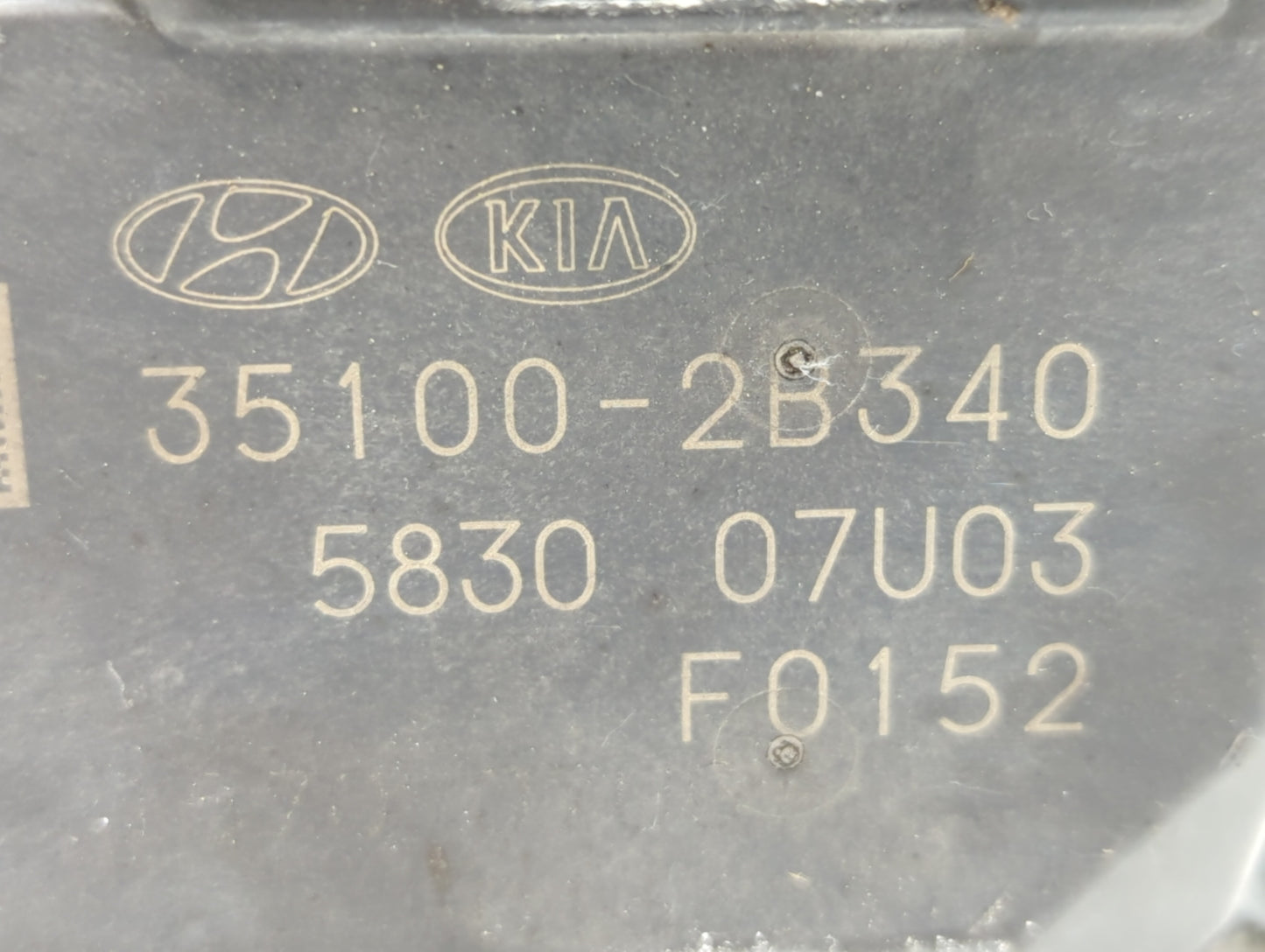 2016-2018 Hyundai Tucson Throttle Body P/N:35100-2B340 Fits Fits 2015 2016 2017 2018 2019 2020 2021 2022 OEM Used Auto Parts