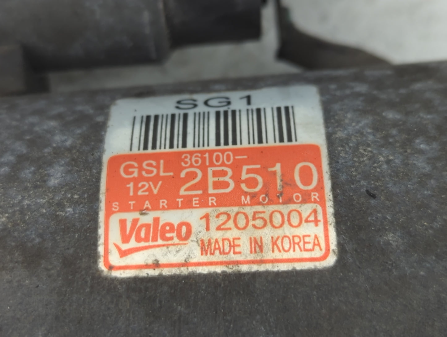 2016-2018 Hyundai Tucson Car Starter Motor Solenoid OEM P/N:1202653 36100-2B510 Fits OEM Used Auto Parts - Oemusedautoparts1