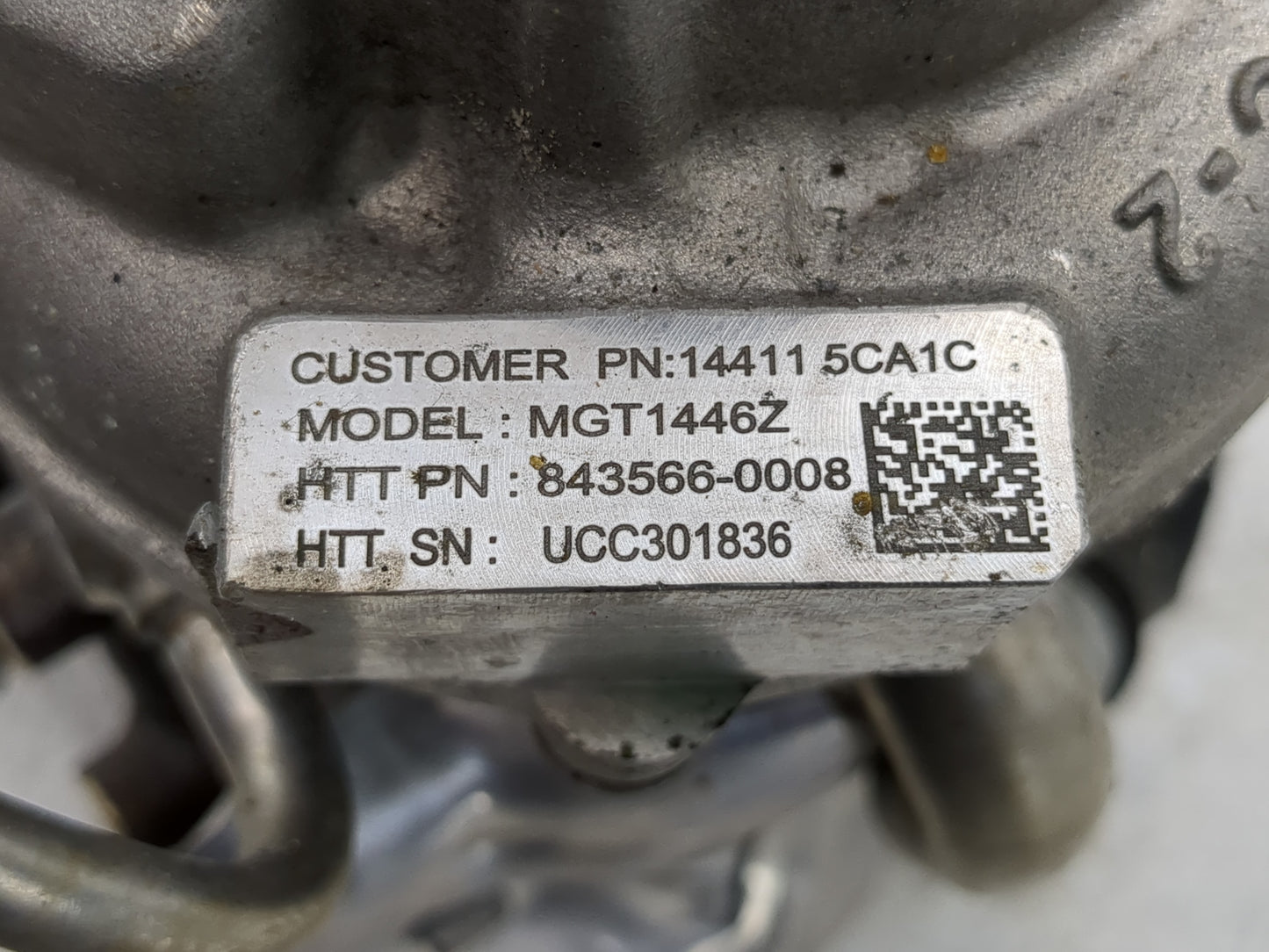 2016 Infiniti Q50 Turbocharger Turbo Charger Super Charger Supercharger - Oemusedautoparts1.com