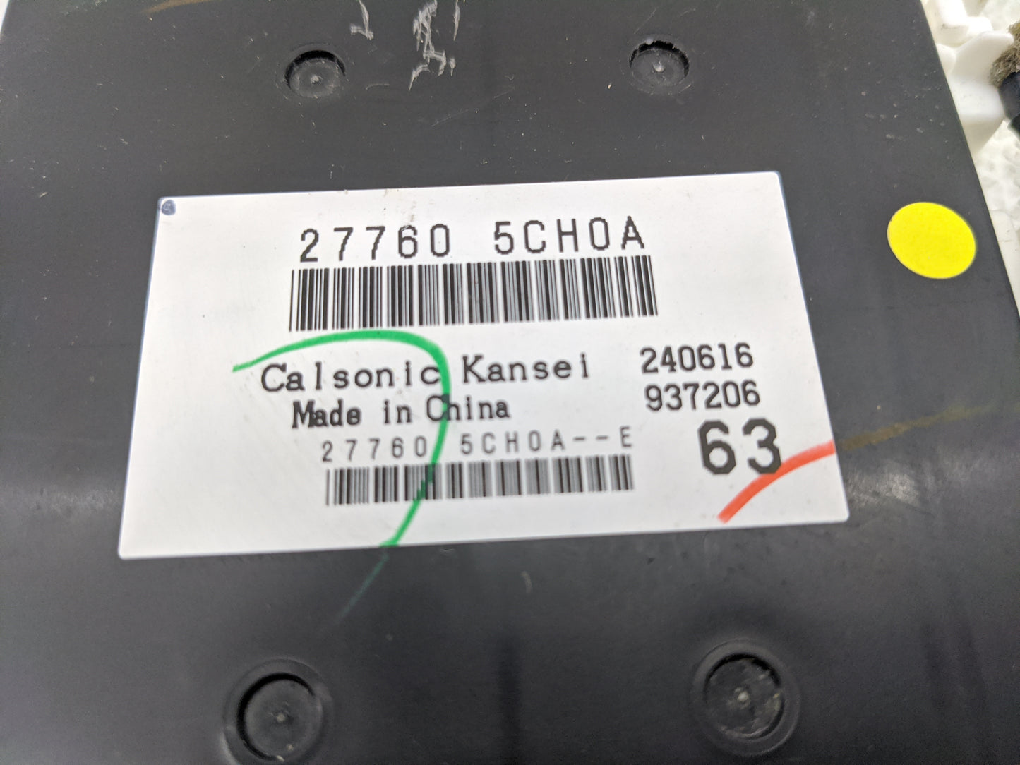 2014-2018 Infiniti Q50 Radio AM FM Cd Player Receiver Replacement P/N:27760 5CH0A Fits Fits 2014 2015 2016 2017 2018 OEM Use