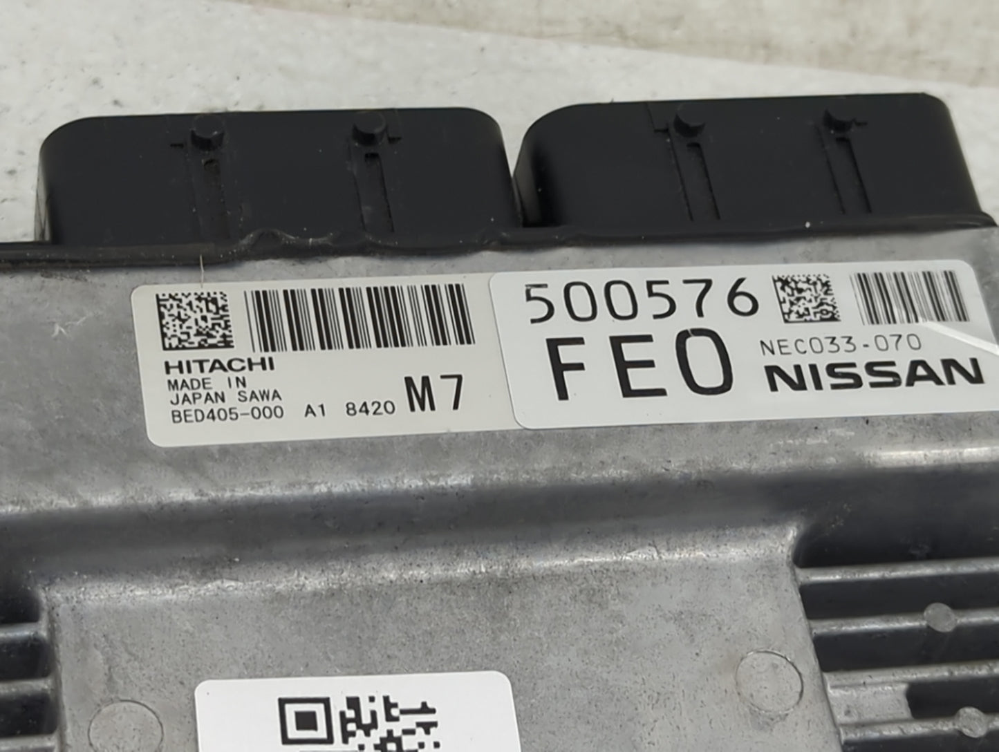 2018-2020 Infiniti Q50 PCM Engine Control Computer ECU ECM PCU OEM P/N:BED405-000 NEC033-070 Fits Fits 2018 2019 2020 OEM Us