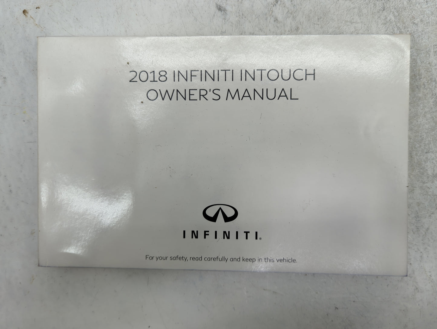 2018 Infiniti Q50 Owners Manual Book Guide P/N:OM18E0 0V37U0 OEM Used Auto Parts - Oemusedautoparts1.com