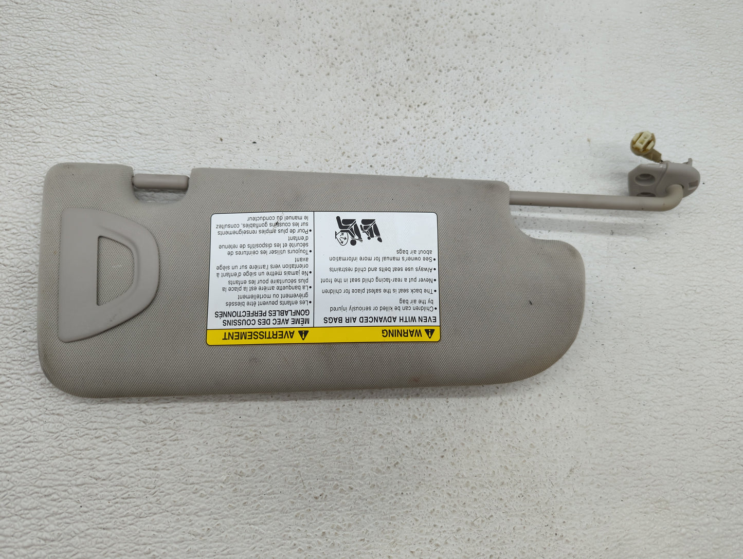2014-2018 Infiniti Q50 Sun Visor Shade Replacement Driver Left Mirror Fits Fits 2014 2015 2016 2017 2018 OEM Used Auto Parts