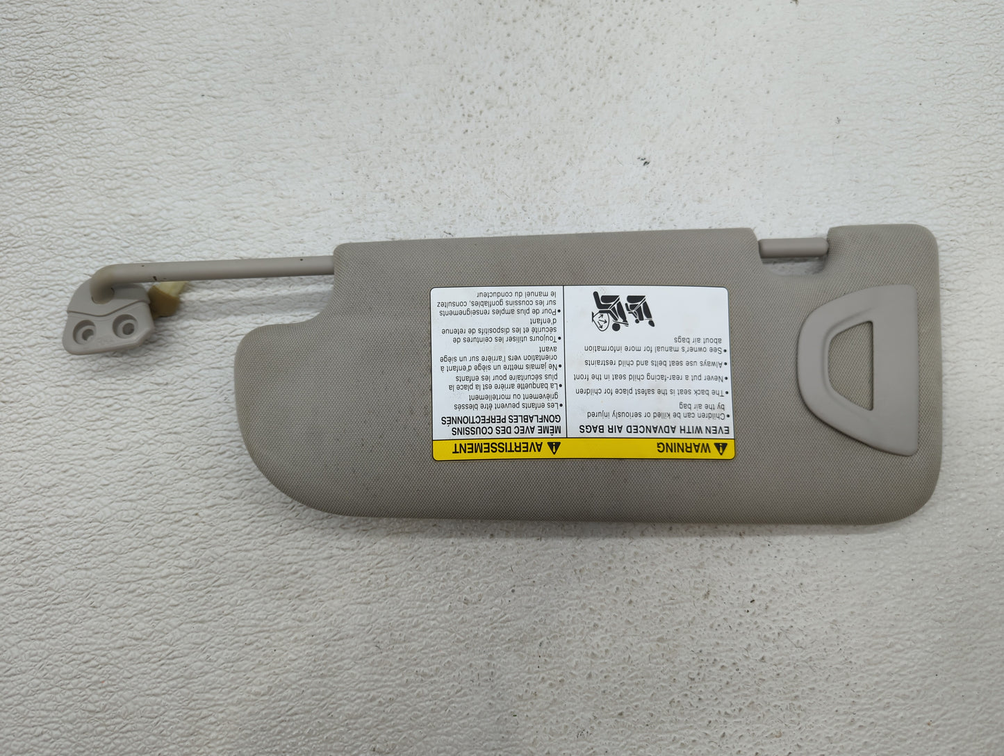 2014-2018 Infiniti Q50 Sun Visor Shade Replacement Passenger Right Mirror Fits Fits 2014 2015 2016 2017 2018 OEM Used Auto P