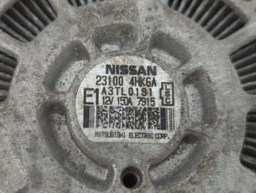 2016-2020 Infiniti Q50 Alternator Replacement Generator Charging Assembly Engine OEM P/N:23100 4HK6A Fits OEM Used Auto Parts