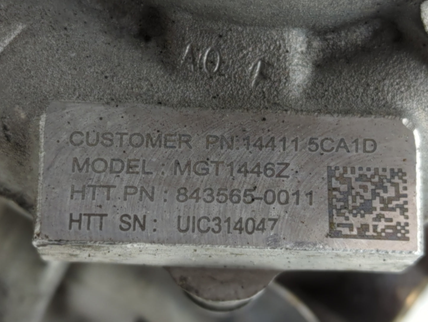 2016 Infiniti Q50 Turbocharger Turbo Charger Super Charger Supercharger - Oemusedautoparts1.com
