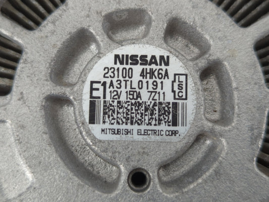2016-2020 Infiniti Q50 Alternator Replacement Generator Charging Assembly Engine OEM P/N:23100 4HK6A Fits OEM Used Auto Parts