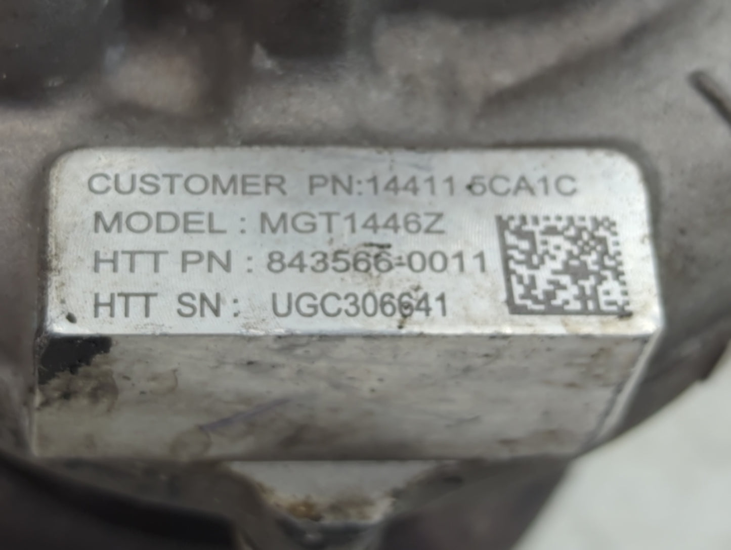 2016 Infiniti Q50 Turbocharger Turbo Charger Super Charger Supercharger - Oemusedautoparts1.com