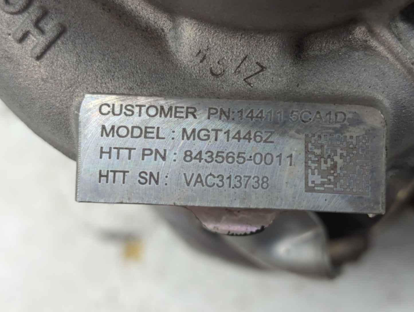 2016 Infiniti Q50 Turbocharger Turbo Charger Super Charger Supercharger - Oemusedautoparts1.com