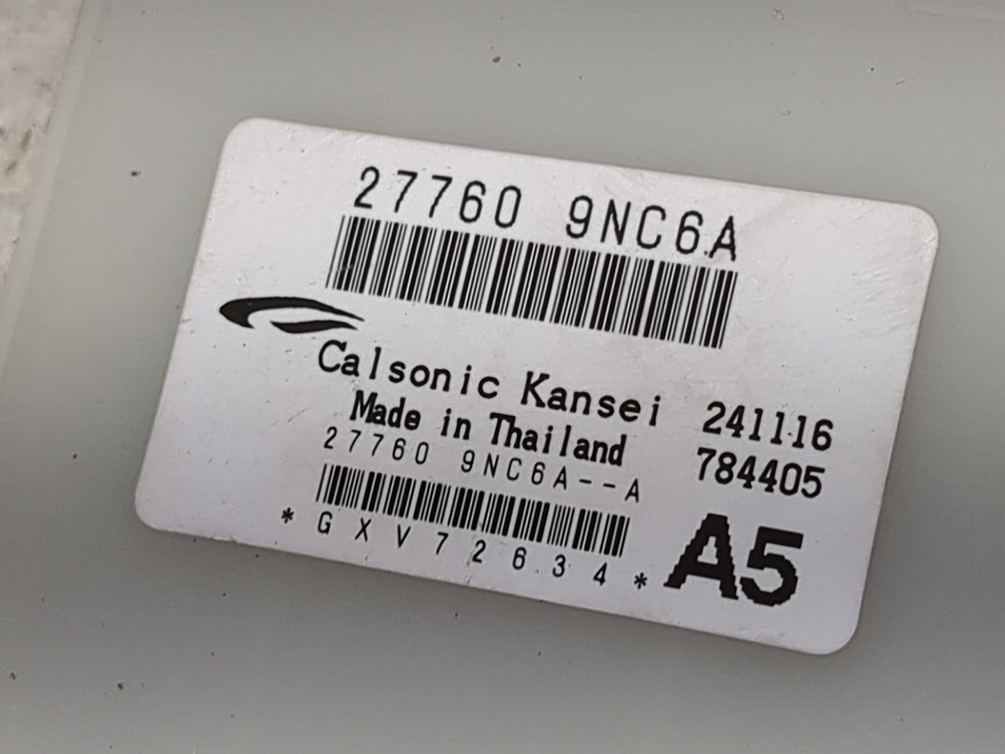 2017-2020 Infiniti Qx60 Radio AM FM Cd Player Receiver Replacement P/N:27760 9NC6A 27760 9NC6A--A Fits Fits 2017 2018 2019 2
