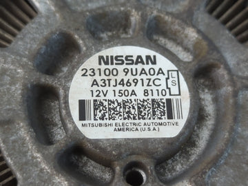 2017-2020 Infiniti Qx60 Alternator Replacement Generator Charging Assembly Engine OEM P/N:A3TJ4691ZC 23100 9UA0A Fits OEM Used Auto Parts