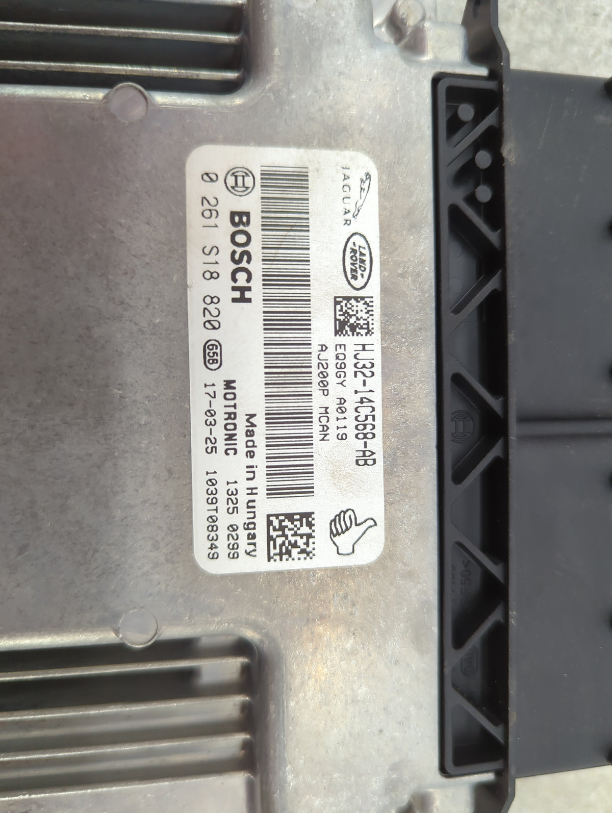 2018-2019 Jaguar E-Pace PCM Engine Control Computer ECU ECM PCU OEM P/N:HJ32-14C568-AB 0261S18820 Fits Fits 2018 2019 2020 O