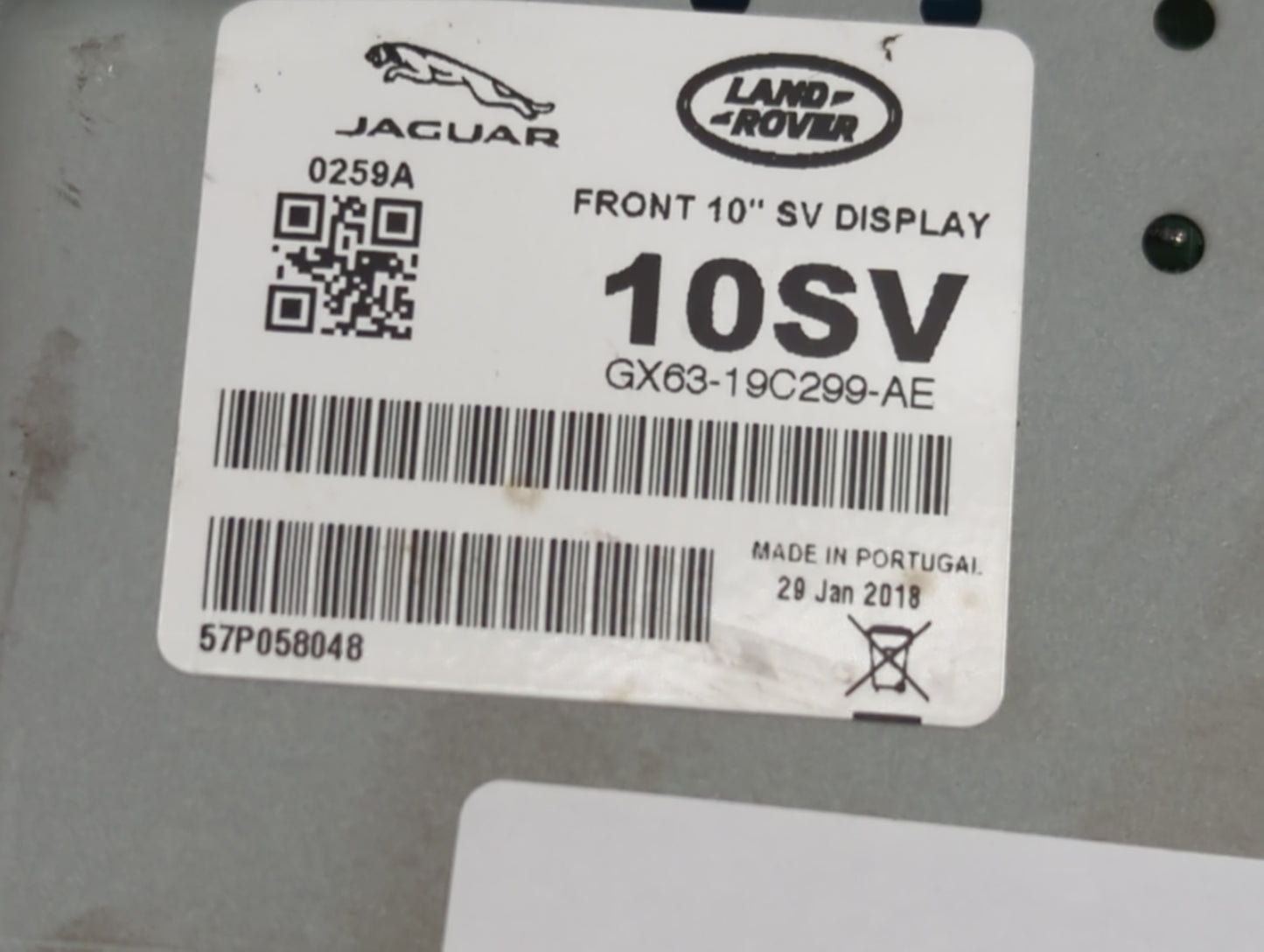 2018 Jaguar Xj Radio AM FM Cd Player Receiver Replacement P/N:GX63-19C299-AE Fits OEM Used Auto Parts - Oemusedautoparts1.co