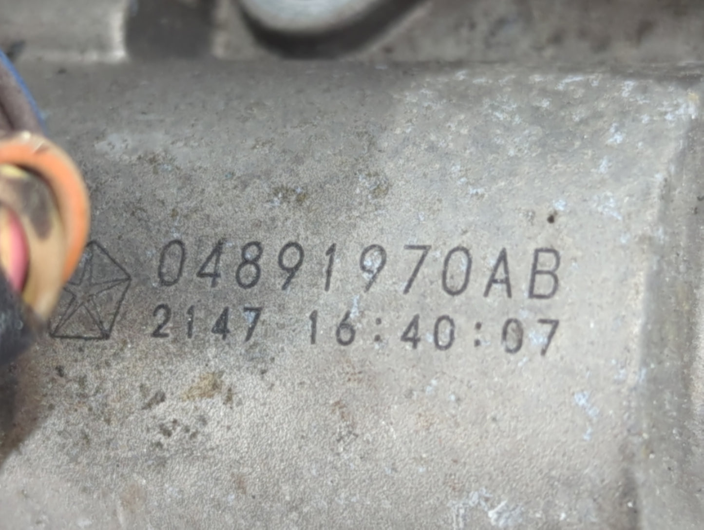 2014-2019 Jeep Cherokee Throttle Body P/N:04891970AB Fits Fits 2014 2015 2016 2017 2018 2019 2020 2021 2022 OEM Used Auto Pa