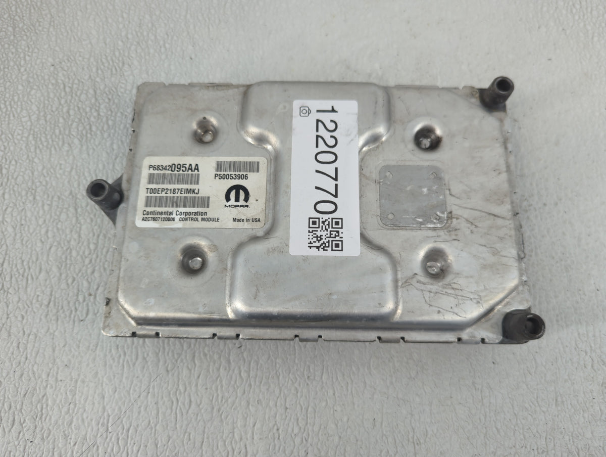 2017-2018 Jeep Compass PCM Engine Control Computer ECU ECM PCU OEM P/N:P68342095AA Fits Fits 2017 2018 OEM Used Auto Parts -