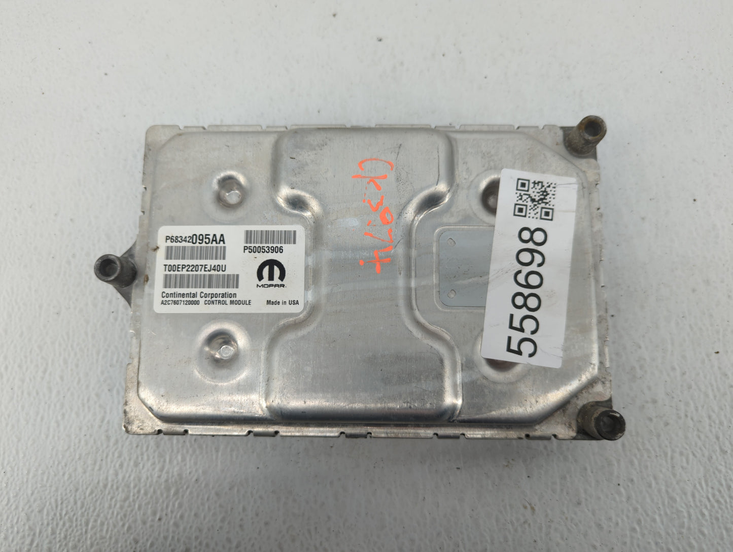 2018 Jeep Compass PCM Engine Control Computer ECU ECM PCU OEM P/N:P68342095AA Fits OEM Used Auto Parts - Oemusedautoparts1.c