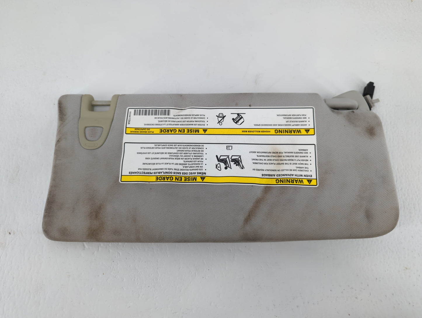 2018 Jeep Compass Sun Visor Shade Replacement Driver Left Mirror Fits OEM Used Auto Parts - Oemusedautoparts1.com