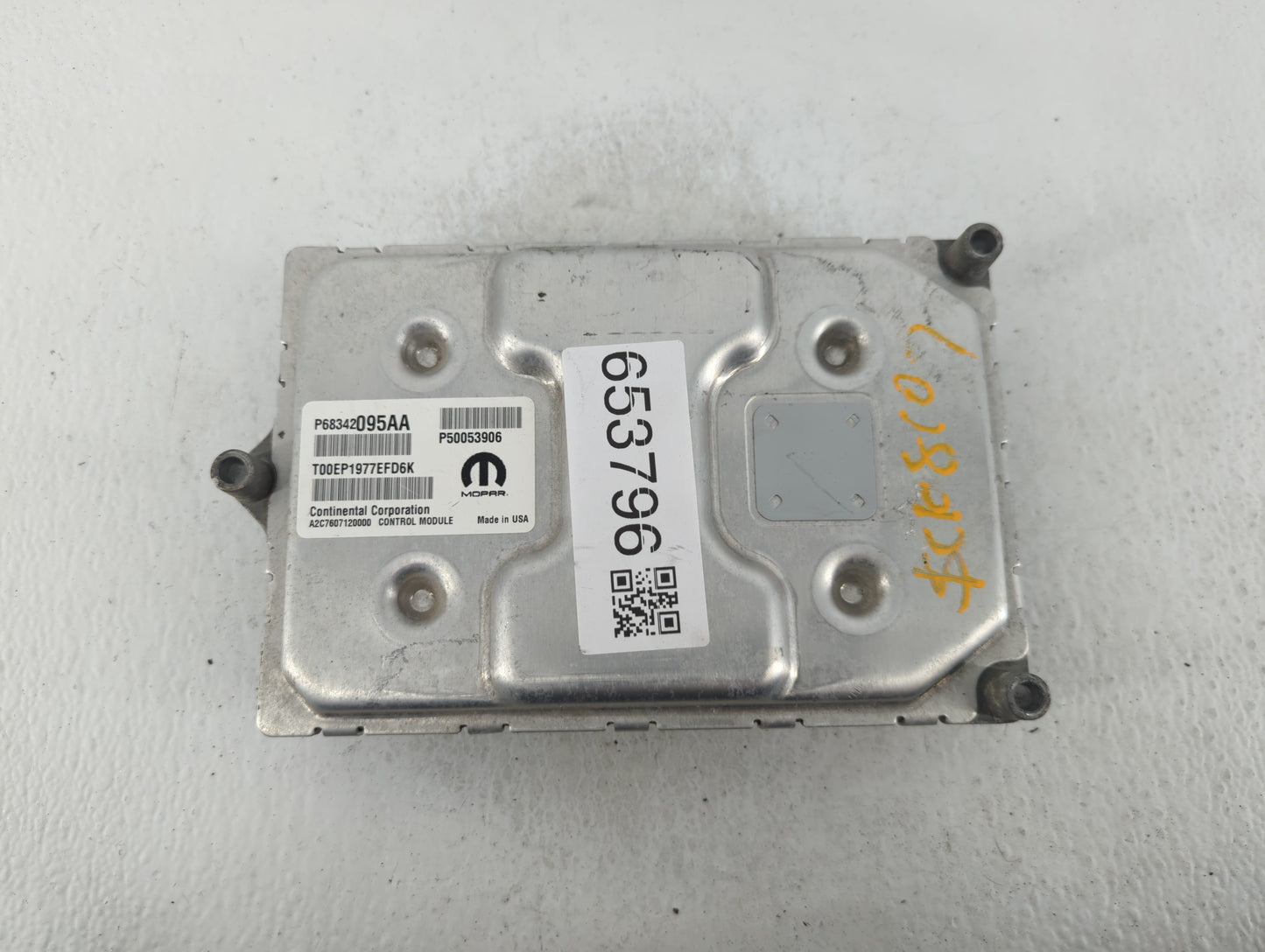 2018 Jeep Compass PCM Engine Control Computer ECU ECM PCU OEM P/N:P68377457AB Fits OEM Used Auto Parts - Oemusedautoparts1.c