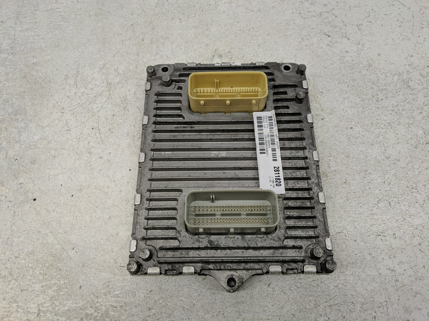 2018-2019 Jeep Grand Cherokee PCM Engine Control Computer ECU ECM PCU OEM P/N:P68330924AA Fits Fits 2018 2019 OEM Used Auto