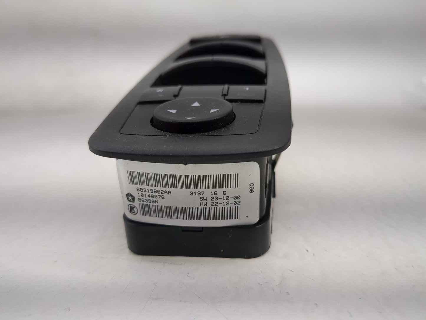 2016-2022 Jeep Grand Cherokee Master Power Window Switch Replacement Driver Side Left P/N:68319802AA Fits OEM Used Auto Part