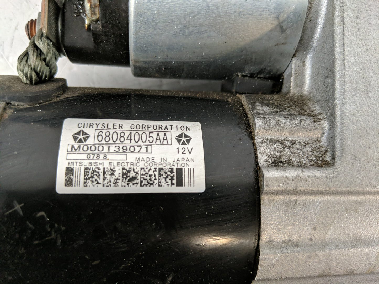 2015-2021 Jeep Renegade Car Starter Motor Solenoid OEM P/N:56029615AB 68084005AA Fits OEM Used Auto Parts - Oemusedautoparts