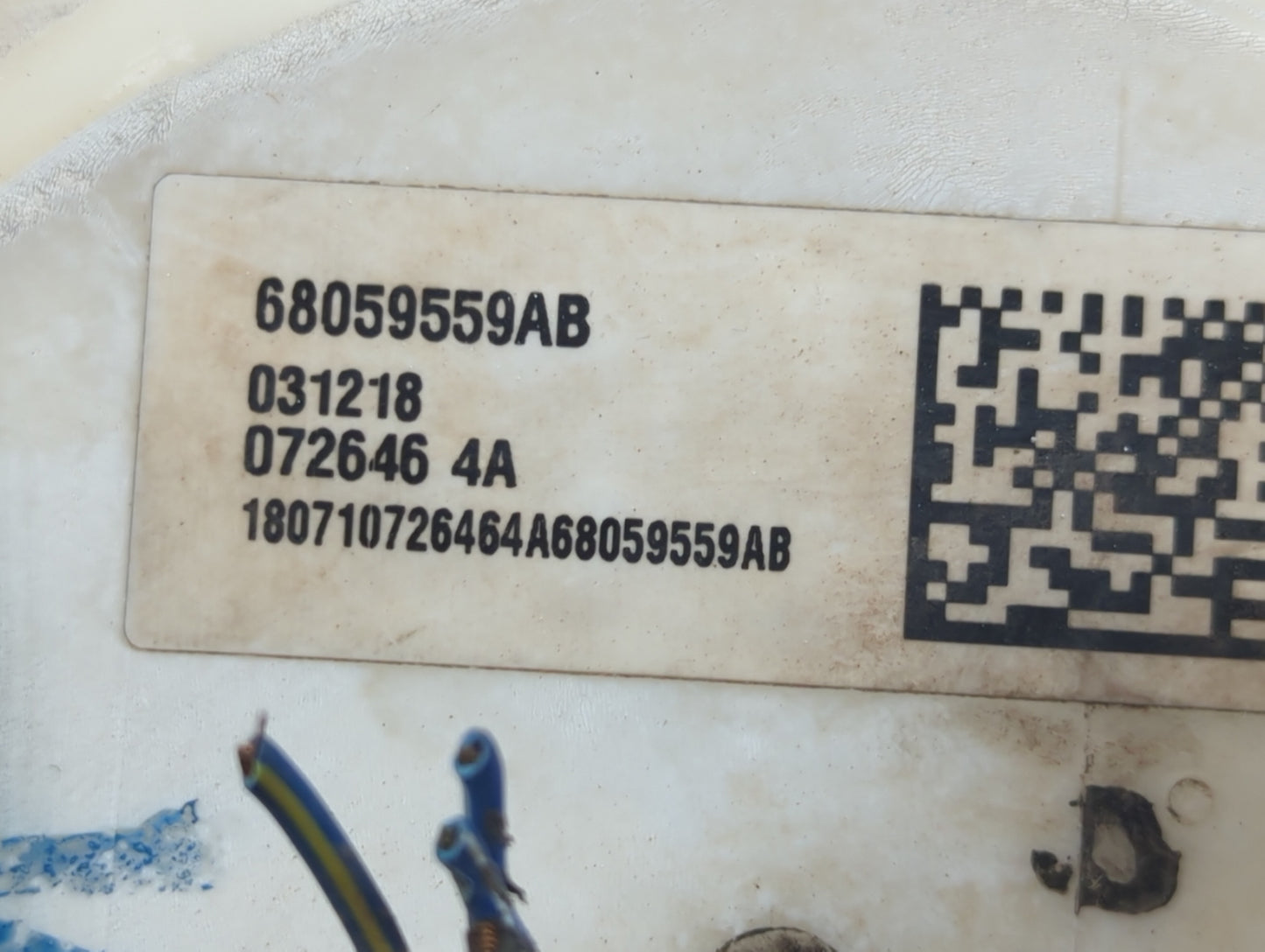 2010-2018 Jeep Wrangler Electrical Gas Fuel Pump Assembly - Oemusedautoparts1.com