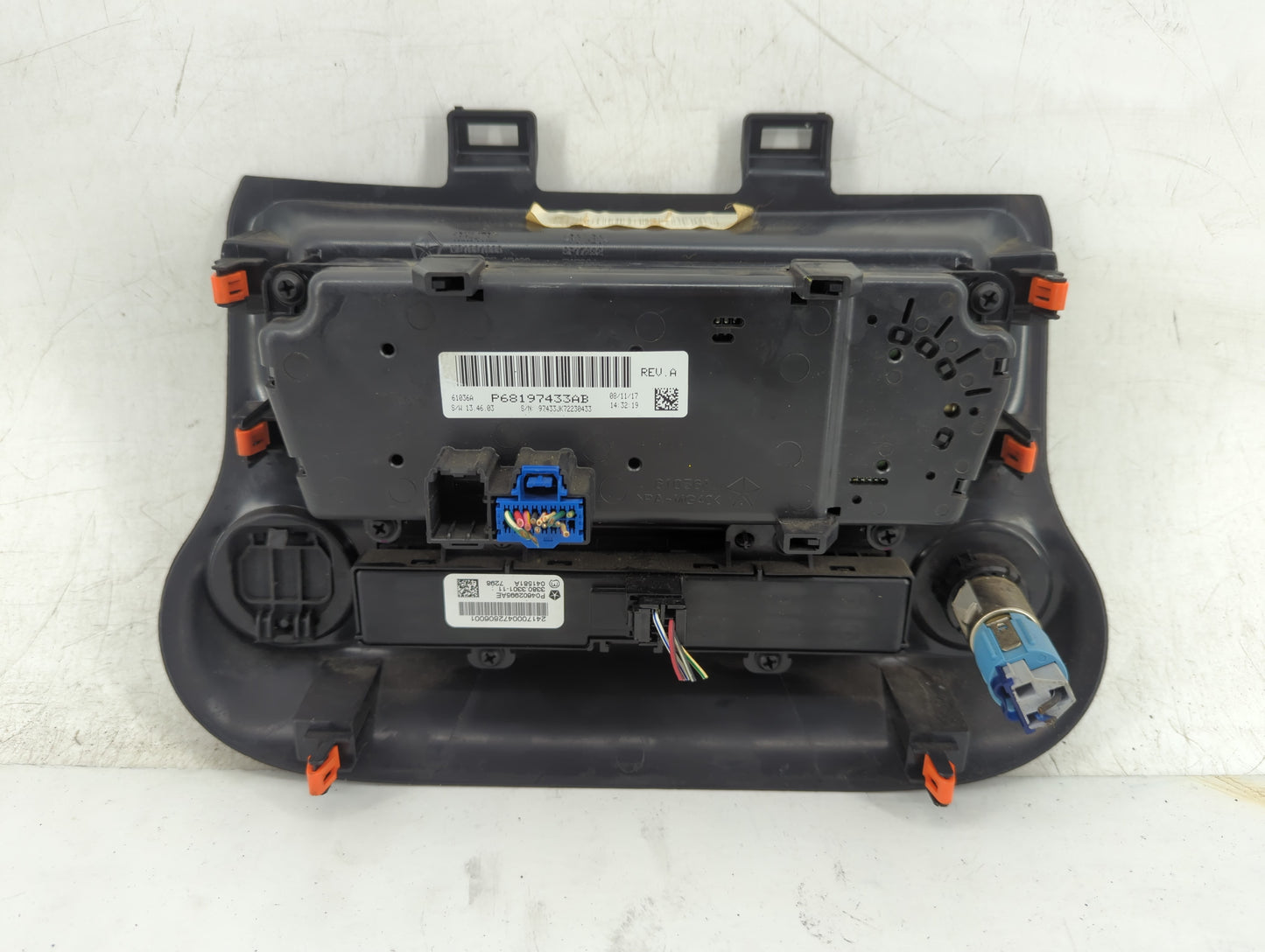 2014-2018 Jeep Wrangler Climate Control Module Temperature AC/Heater Replacement P/N:P68197433AB Fits OEM Used Auto Parts -