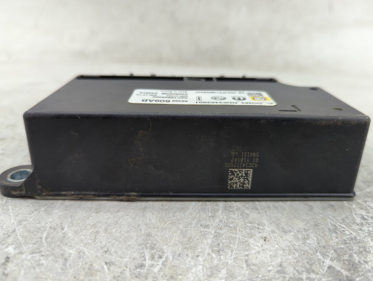2018-2019 Jeep Wrangler Safety Restraint Srs Airbag Control Module - Oemusedautoparts1.com