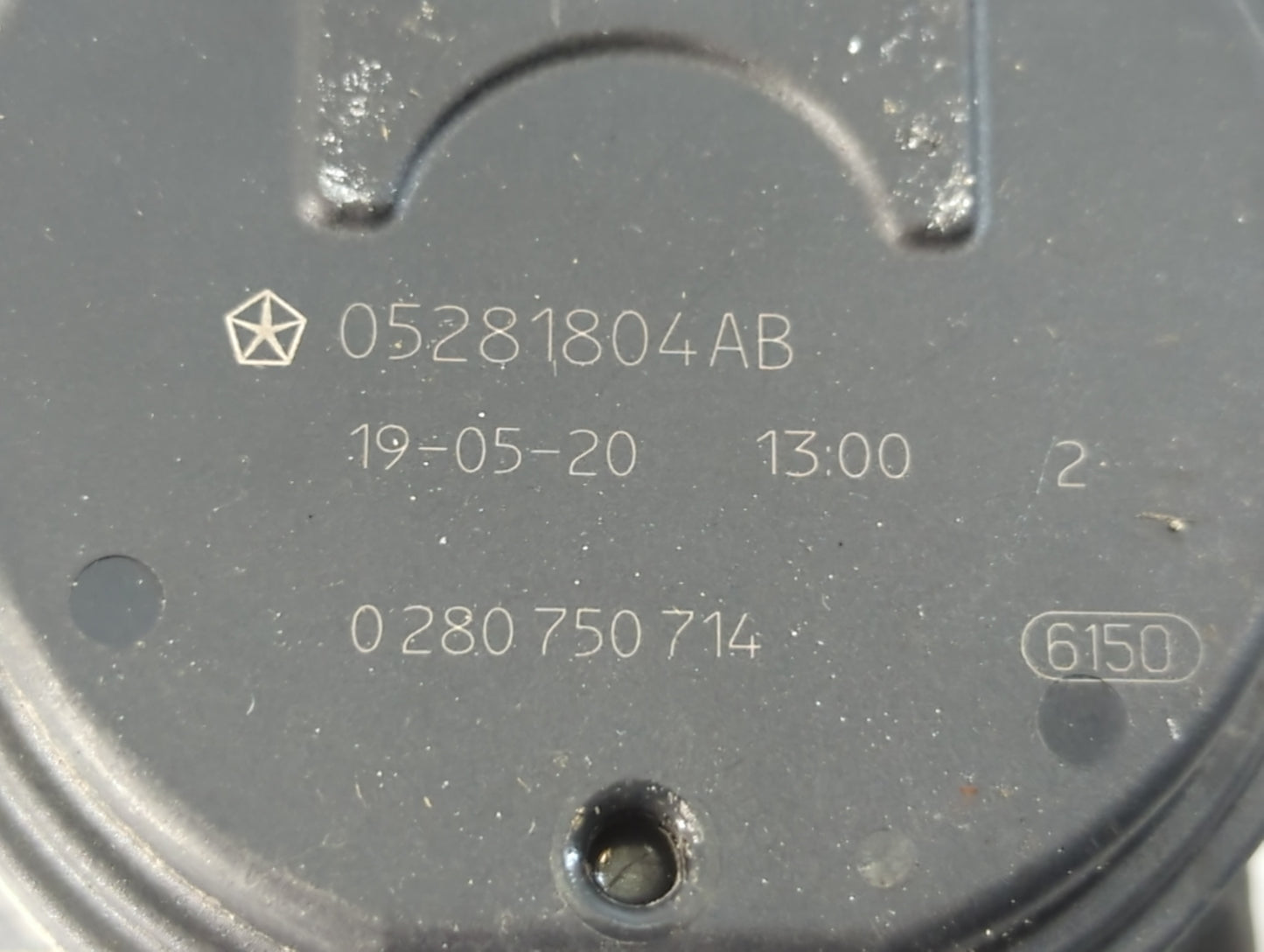 2018-2022 Jeep Wrangler Throttle Body P/N:0 280 750 714 05281804AB Fits Fits 2018 2019 2020 2021 2022 OEM Used Auto Parts -