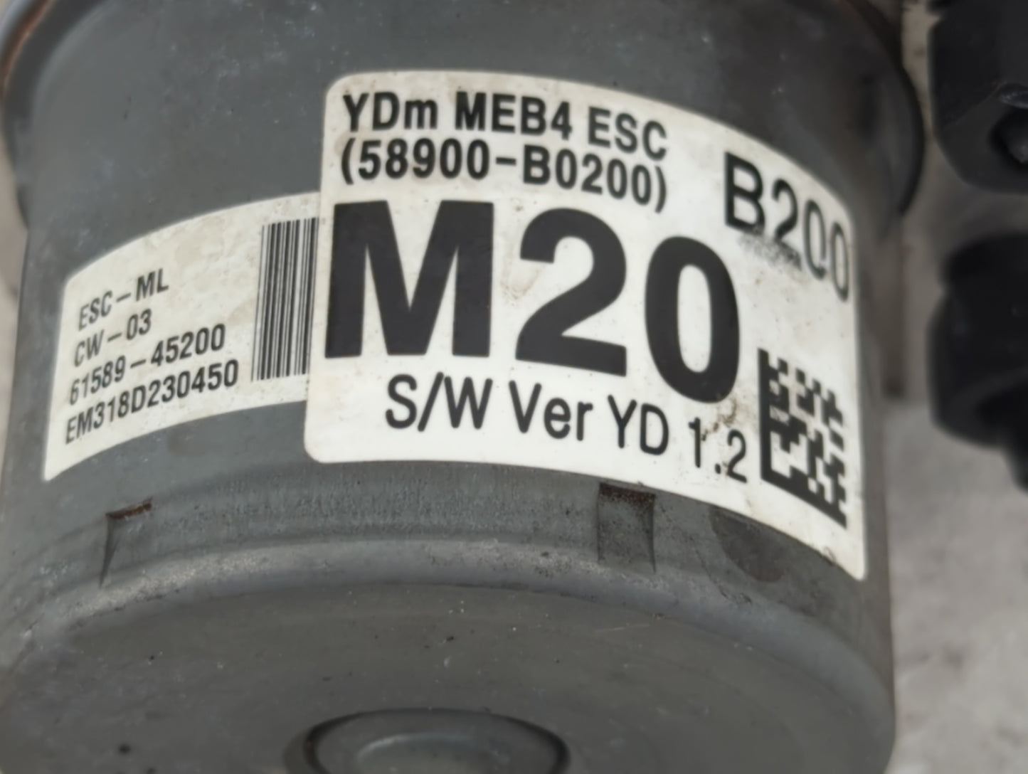 2017-2018 Kia Forte ABS Pump Control Module Replacement P/N:58900-B0200 Fits Fits 2017 2018 OEM Used Auto Parts - Oemusedaut