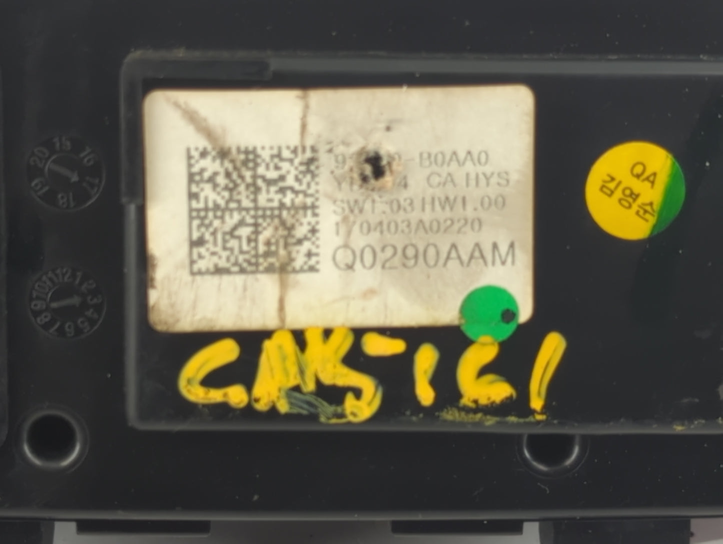 2017-2018 Kia Forte Climate Control Module Temperature AC/Heater Replacement Fits Fits 2017 2018 OEM Used Auto Parts - Oemus