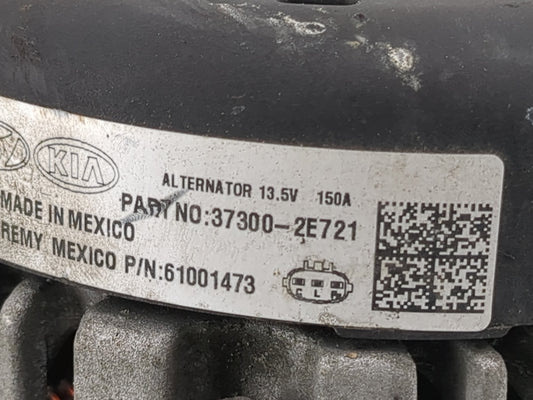 2017-2022 Kia Forte Alternator Replacement Generator Charging Assembly Engine OEM P/N:61001473 37300-2E721 Fits OEM Used Auto Parts