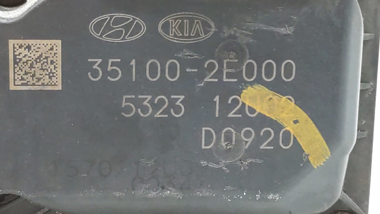 2014-2018 Kia Forte Throttle Body P/N:35100-2E000 Fits Fits 2011 2012 2013 2014 2015 2016 2017 2018 2019 OEM Used Auto Parts