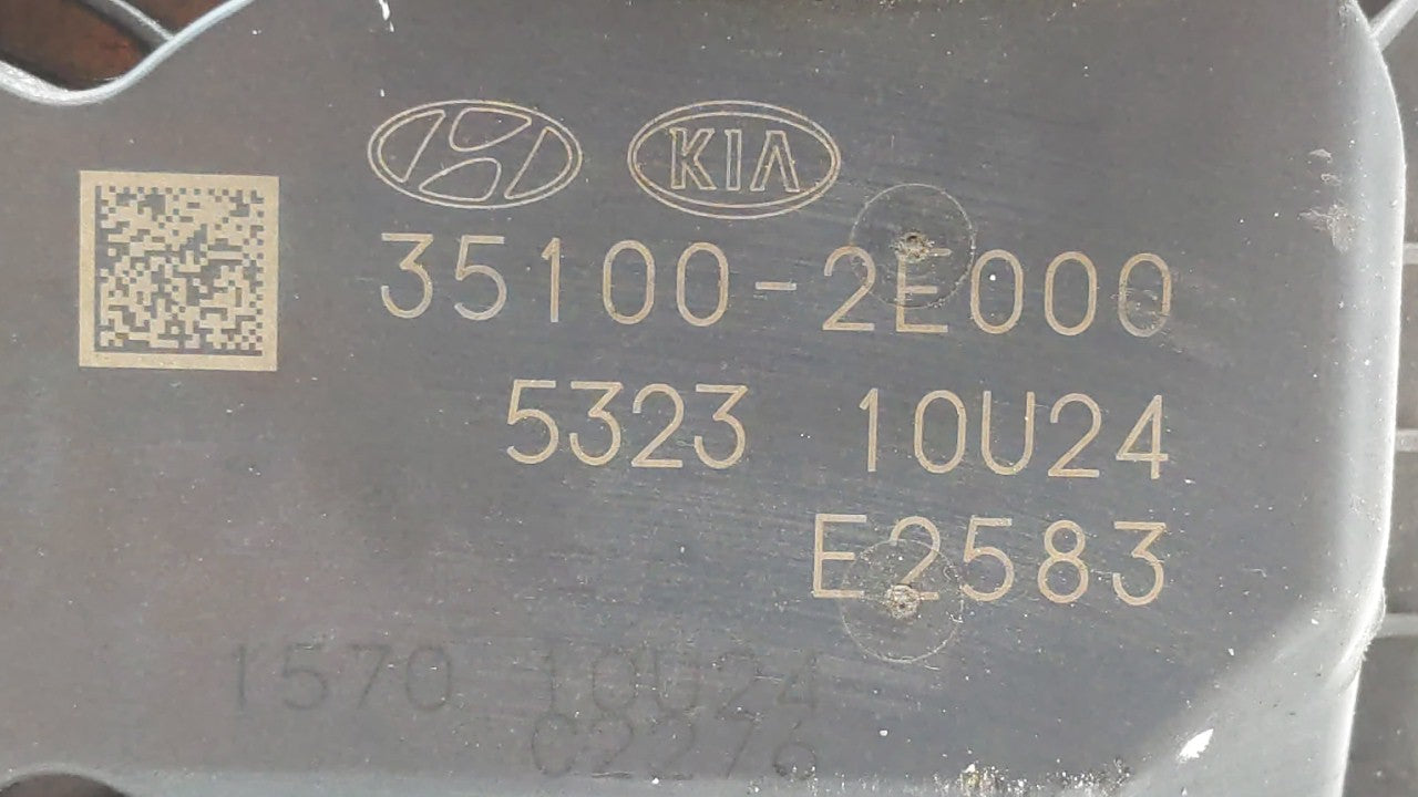 2014-2018 Kia Forte Throttle Body P/N:35100-2E000 Fits Fits 2011 2012 2013 2014 2015 2016 2017 2018 2019 OEM Used Auto Parts