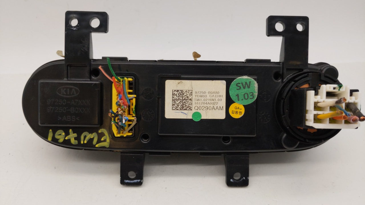 2017-2018 Kia Forte Climate Control Module Temperature AC/Heater Replacement P/N:97250-A7XXX 97250-B0AA0 Fits Fits 2017 2018