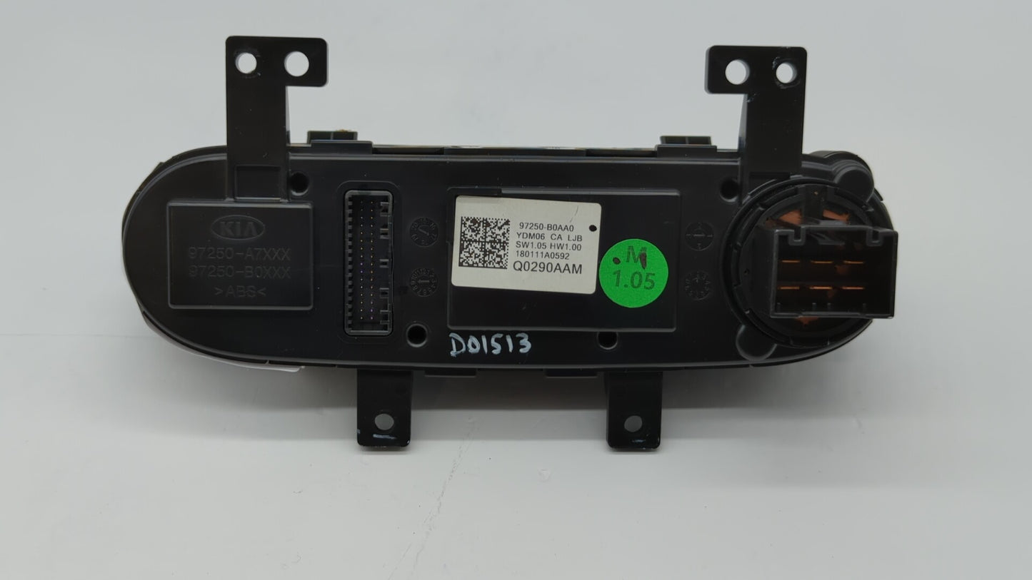 2017-2018 Kia Forte Climate Control Module Temperature AC/Heater Replacement P/N:97250-A7XXX 97250-B0AA0 Fits Fits 2017 2018