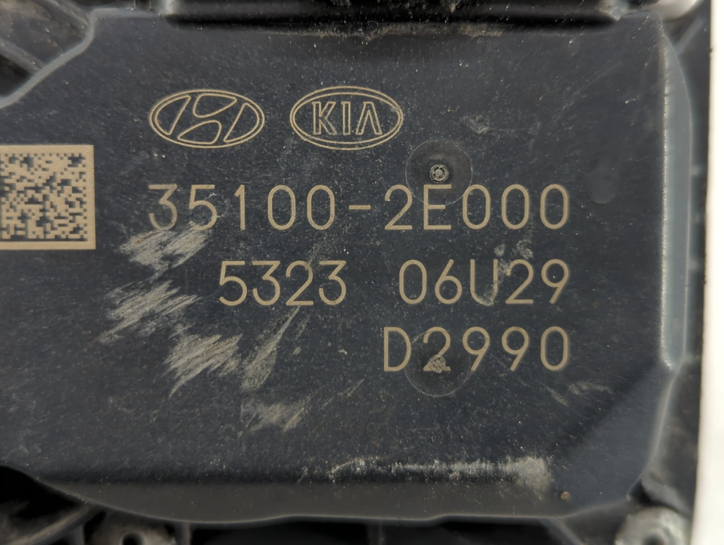 2014-2018 Kia Forte Throttle Body P/N:35100-2E000 Fits Fits 2011 2012 2013 2014 2015 2016 2017 2018 2019 2020 2021 OEM Used