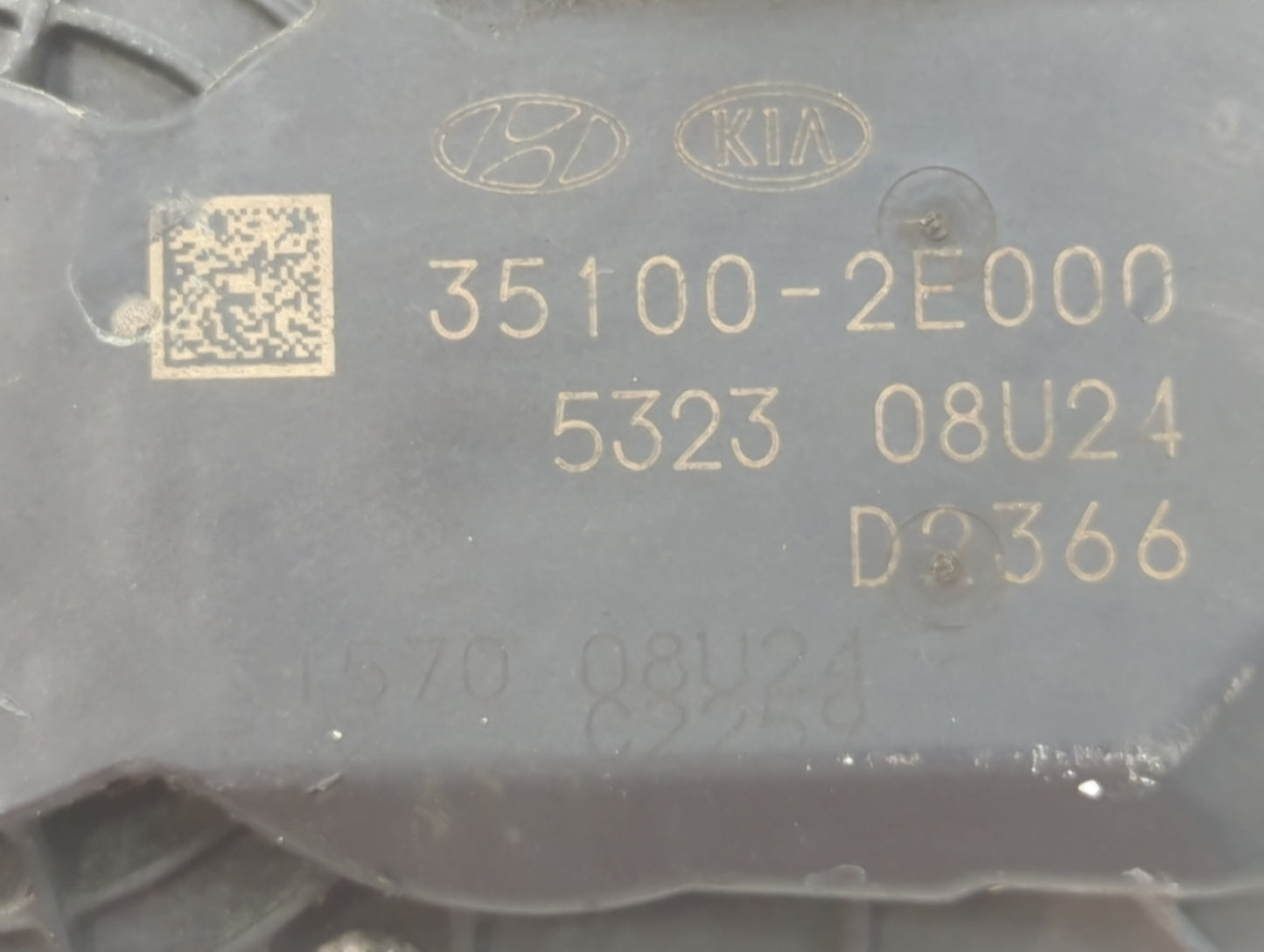 2014-2018 Kia Forte Throttle Body P/N:35100-2E000 Fits Fits 2011 2012 2013 2014 2015 2016 2017 2018 2019 2020 2021 OEM Used