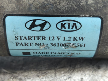 2017-2022 Kia Forte Car Starter Motor Solenoid OEM P/N:36100-2E561 Fits Fits 2017 2018 2019 2020 2021 2022 OEM Used Auto Parts