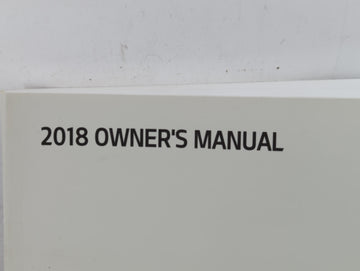 2018 Kia Forte Owners Manual Book Guide P/N:JA7O-EC83B OEM Used Auto Parts