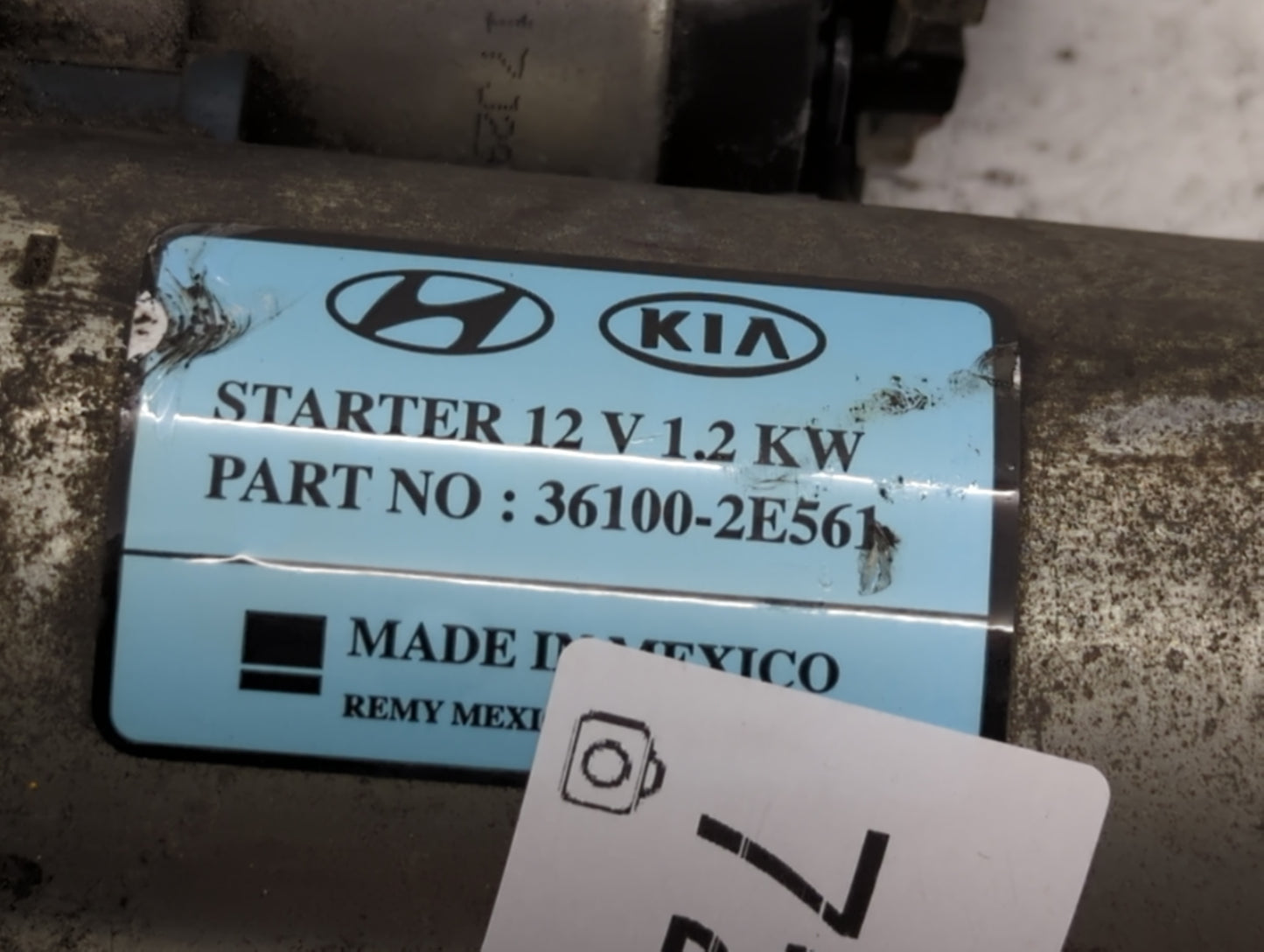 2017-2022 Kia Forte Car Starter Motor Solenoid OEM P/N:36100-2E561 Fits Fits 2017 2018 2019 2020 2021 2022 OEM Used Auto Par