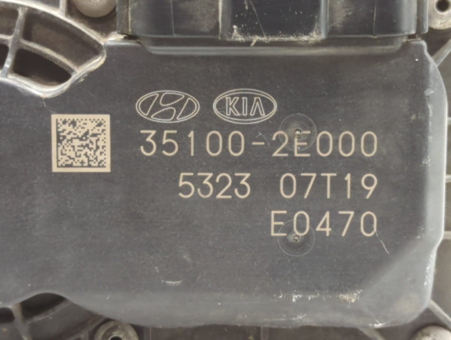 2014-2018 Kia Forte Throttle Body P/N:35100-2E000 Fits Fits 2011 2012 2013 2014 2015 2016 2017 2018 2019 2020 2021 OEM Used