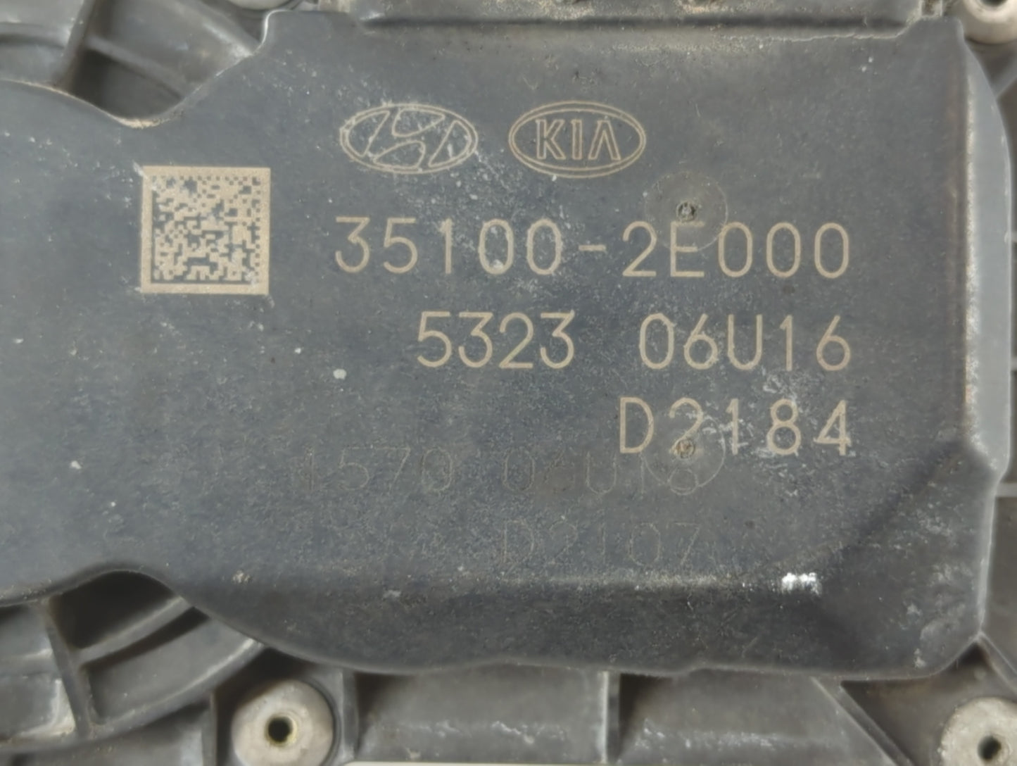 2017-2022 Kia Forte Throttle Body P/N:35100-2E000 Fits Fits 2015 2016 2017 2018 2019 2020 2021 2022 OEM Used Auto Parts - Oe