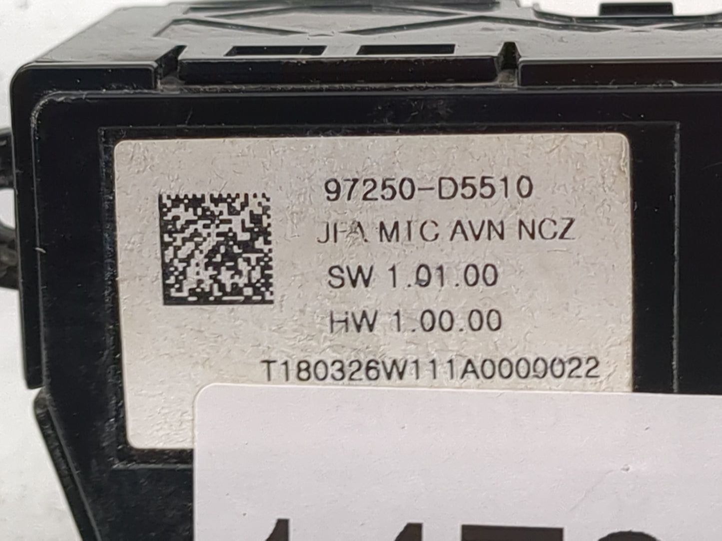 2016-2018 Kia Optima Climate Control Module Temperature AC/Heater Replacement P/N:97250-D5510 Fits Fits 2016 2017 2018 OEM U