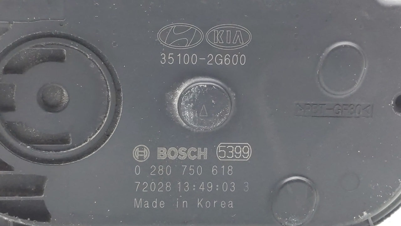 2016-2019 Kia Optima Throttle Body P/N:0 280 750 618 35100-2G600 Fits Fits 2015 2016 2017 2018 2019 OEM Used Auto Parts - Oe