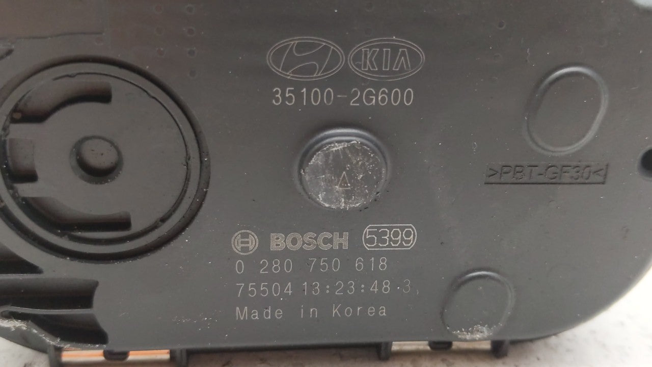 2016-2019 Kia Optima Throttle Body P/N:0 280 750 618 35100-2G600 Fits Fits 2015 2016 2017 2018 2019 OEM Used Auto Parts - Oe
