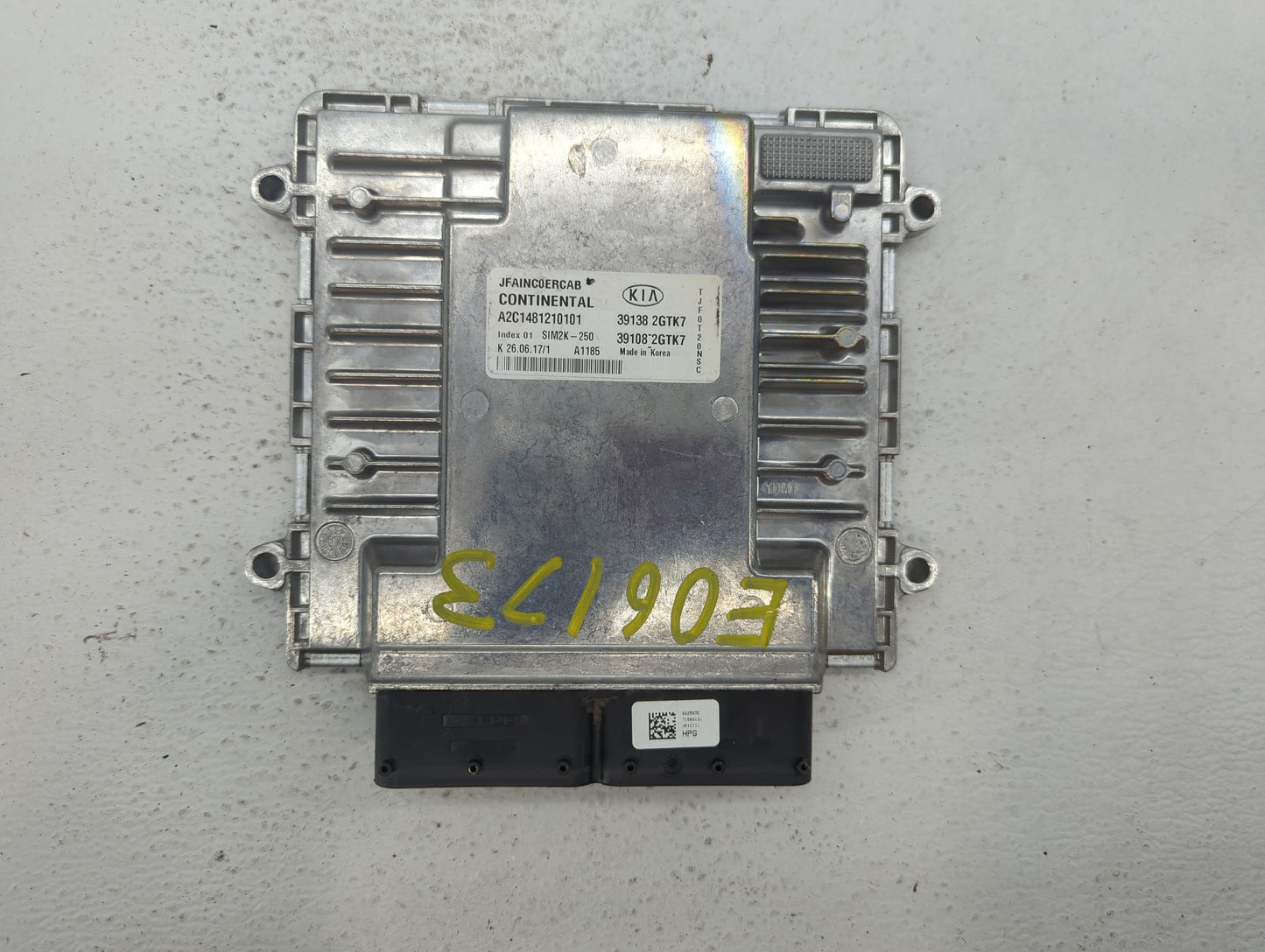 2016-2018 Kia Optima PCM Engine Control Computer ECU ECM PCU OEM P/N:39138-2GTK7 39108-2GTK7, 39138-2GTK5 Fits Fits 2016 201