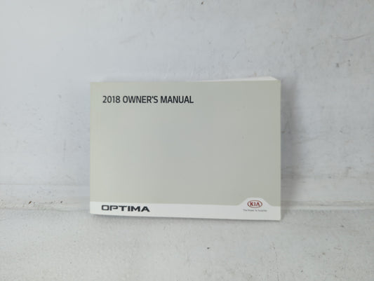 2018 Kia Optima Owners Manual Book Guide P/N:JD40-EU7ND OEM Used Auto Parts