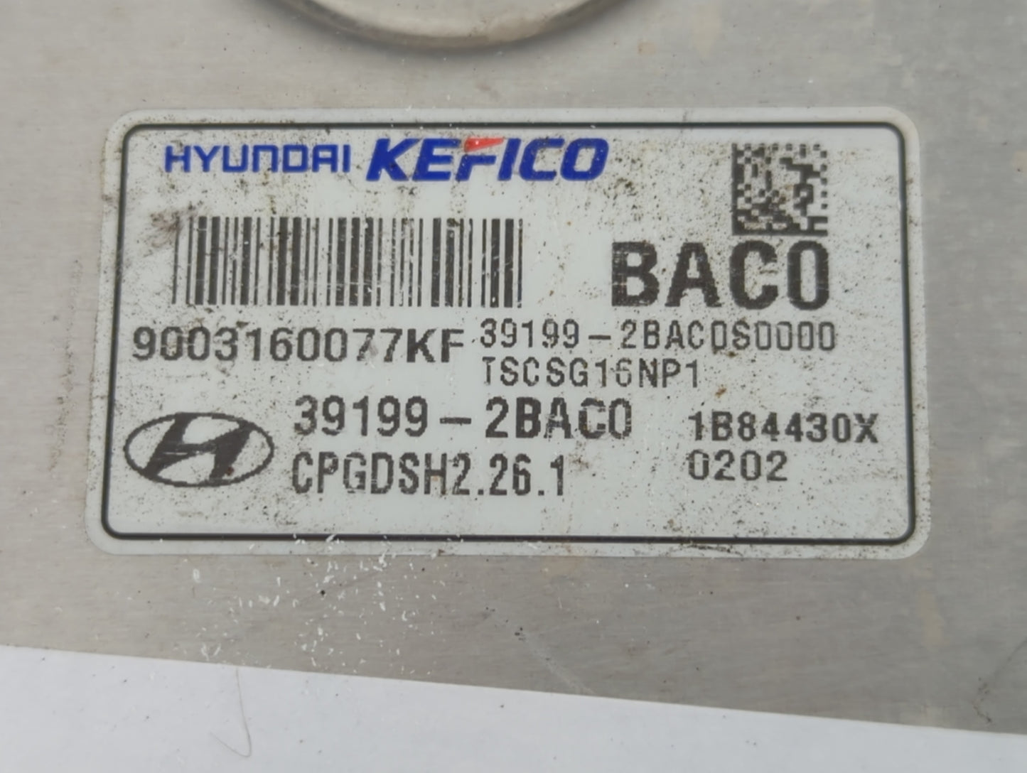 2018-2019 Kia Rio PCM Engine Control Computer ECU ECM PCU OEM P/N:39199-2BAC0 Fits Fits 2018 2019 OEM Used Auto Parts - Oemu