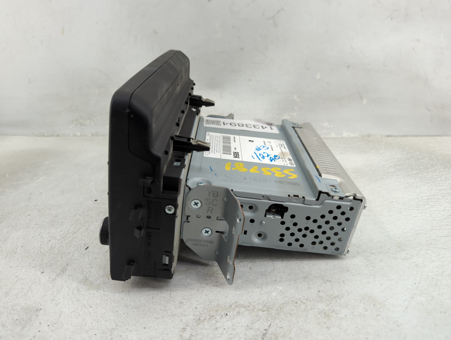 2018-2019 Kia Rio Radio AM FM Cd Player Receiver Replacement P/N:96180-H9850WK ACBA4H9AN, TQ8-ACBA4H9AN Fits Fits 2018 2019